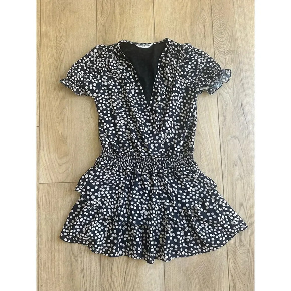 Amanda Uprichard Velma Polkadot Dress Size S - Picture 2 of 4
